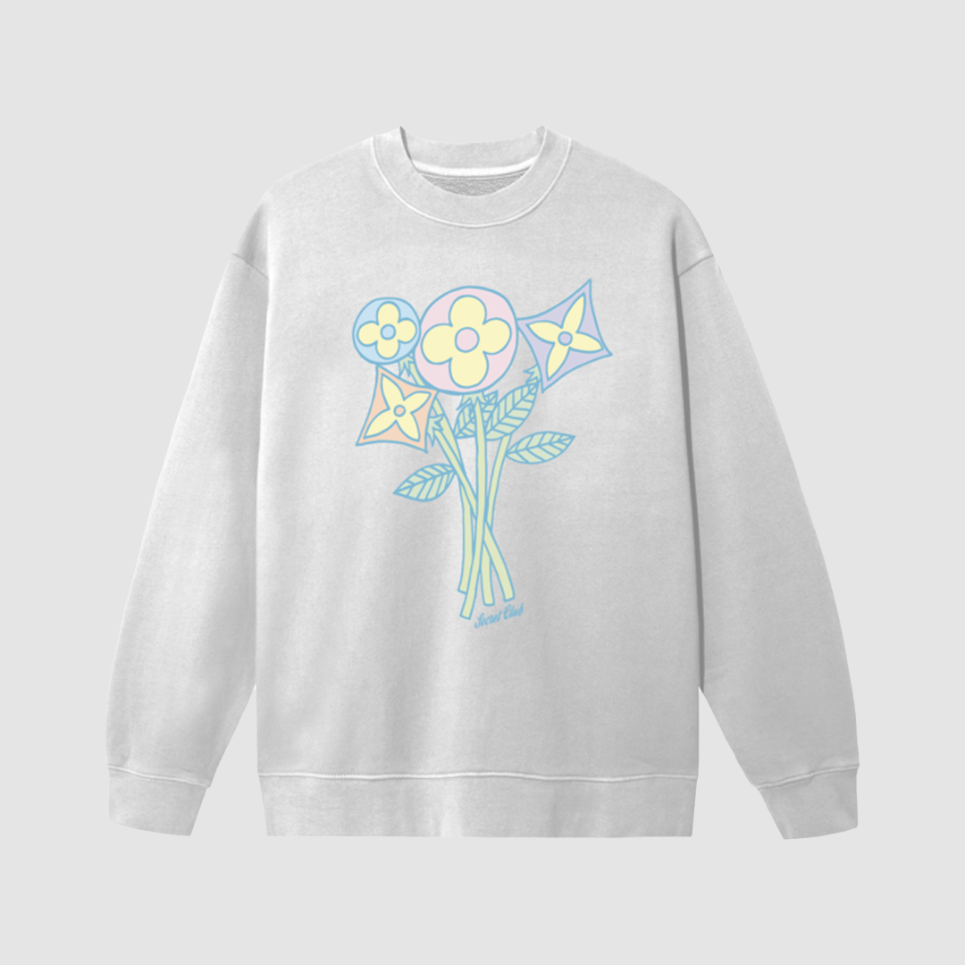 SC Flower Crew Ash Gray