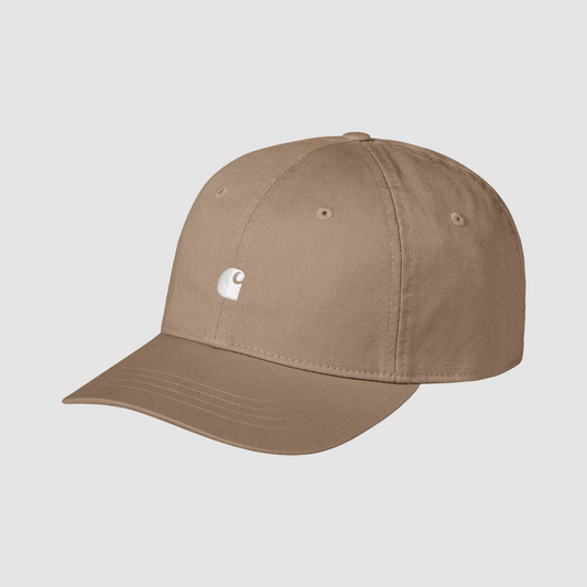 Madison Logo Cap Leather/ White