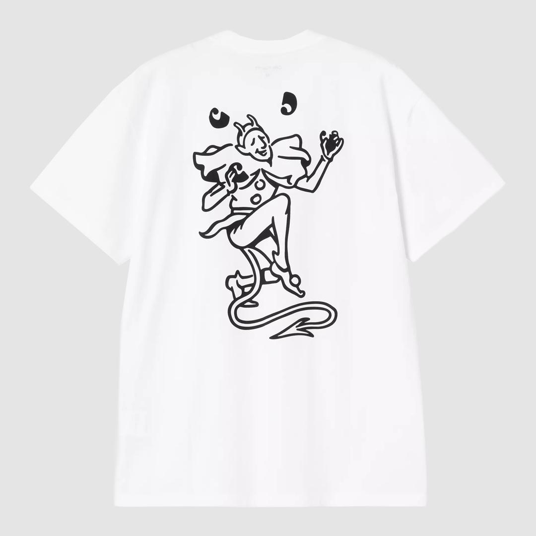 S/S Playing Cards T-Shirt White