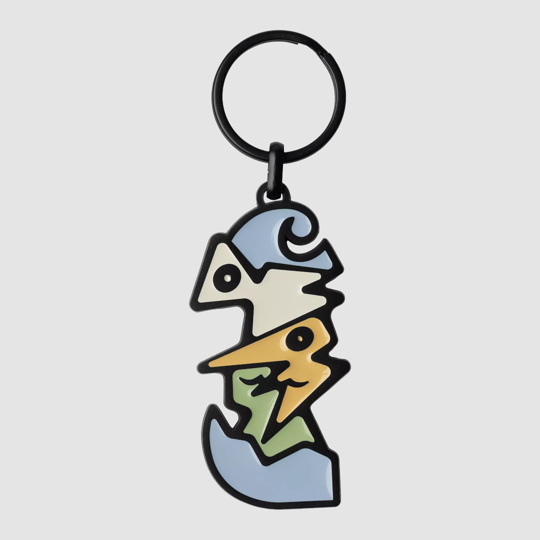 Cubist Keychain Multicolor