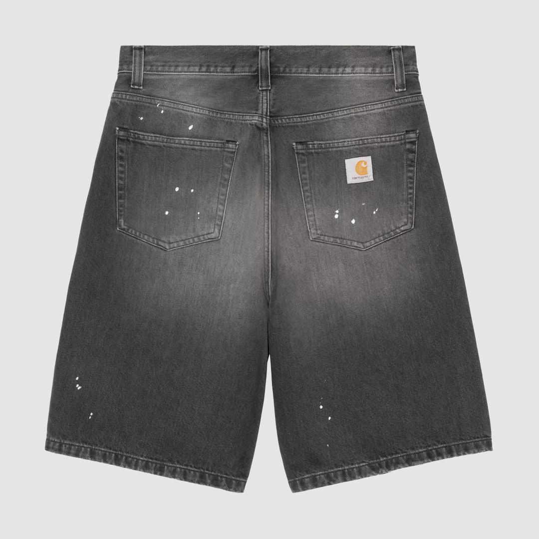 Landon Short Blue Destroy Wash Splatter