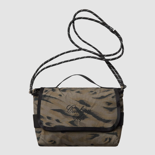 Travon Shoulder Bag Duck Feather Print Cypress / Black