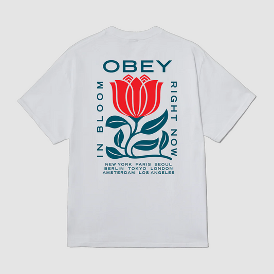 Obey in Bloom White T-Shirt