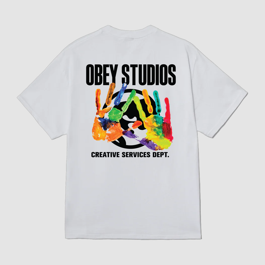 Obey Creative Service Dept White T-Shirt