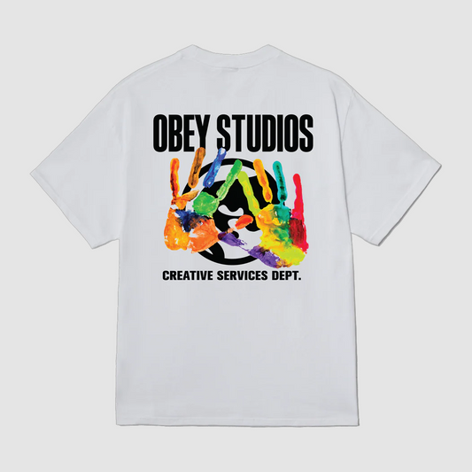 Obey Creative Service Dept White T-Shirt