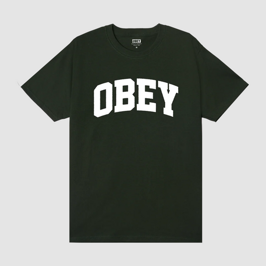 Obey Collegiate Forest Green T-Shirt