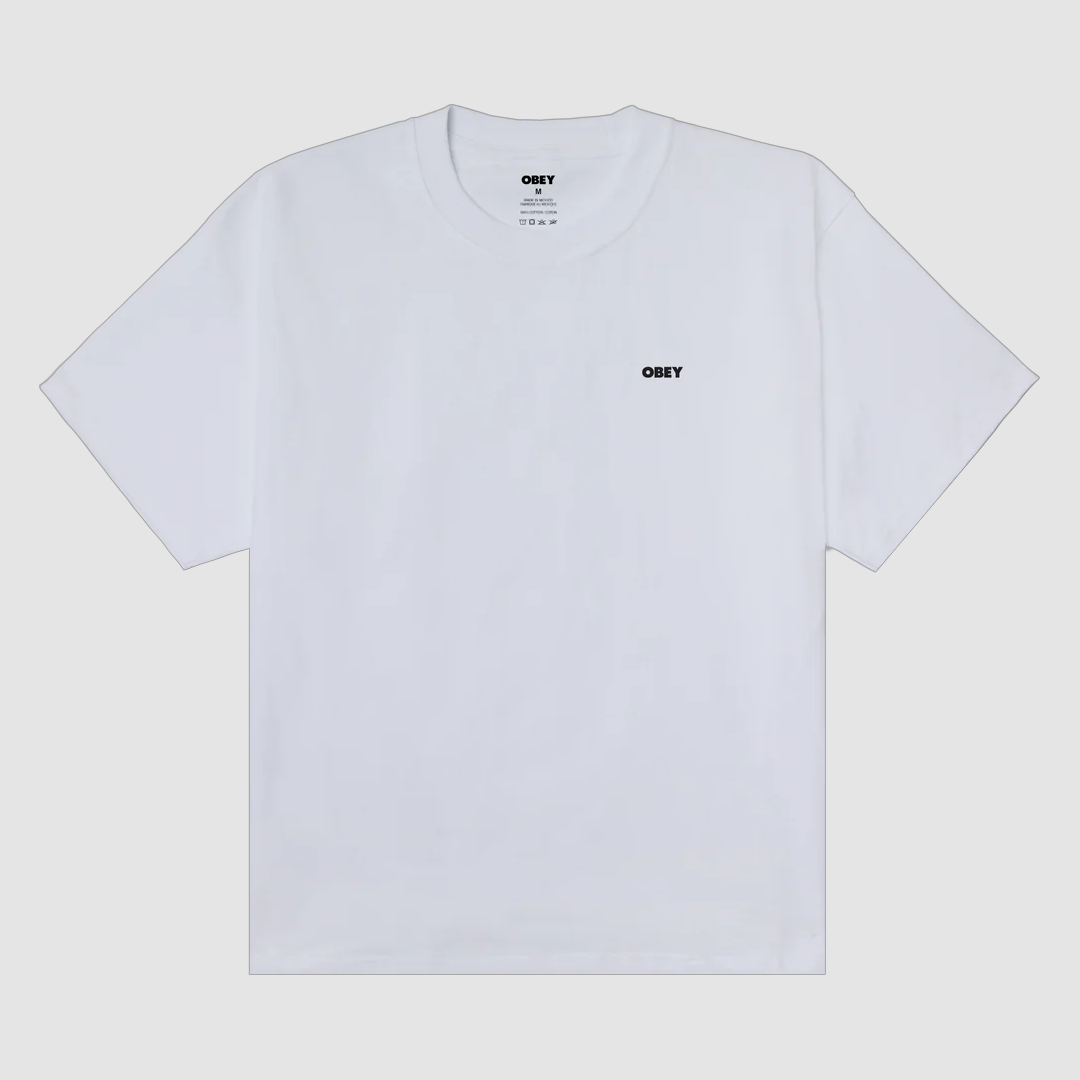 Obey Heat Map Icon T-Shirt White