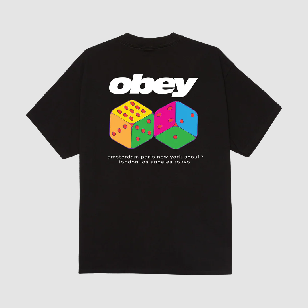 Obey Dice T-Shirt Black