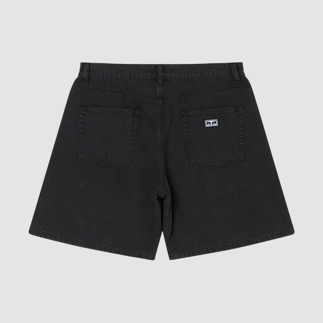 Emerson Denim Short Washed Black