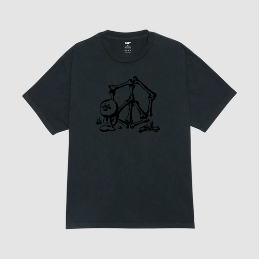Peace And Noise T-Shirt Dusty Black