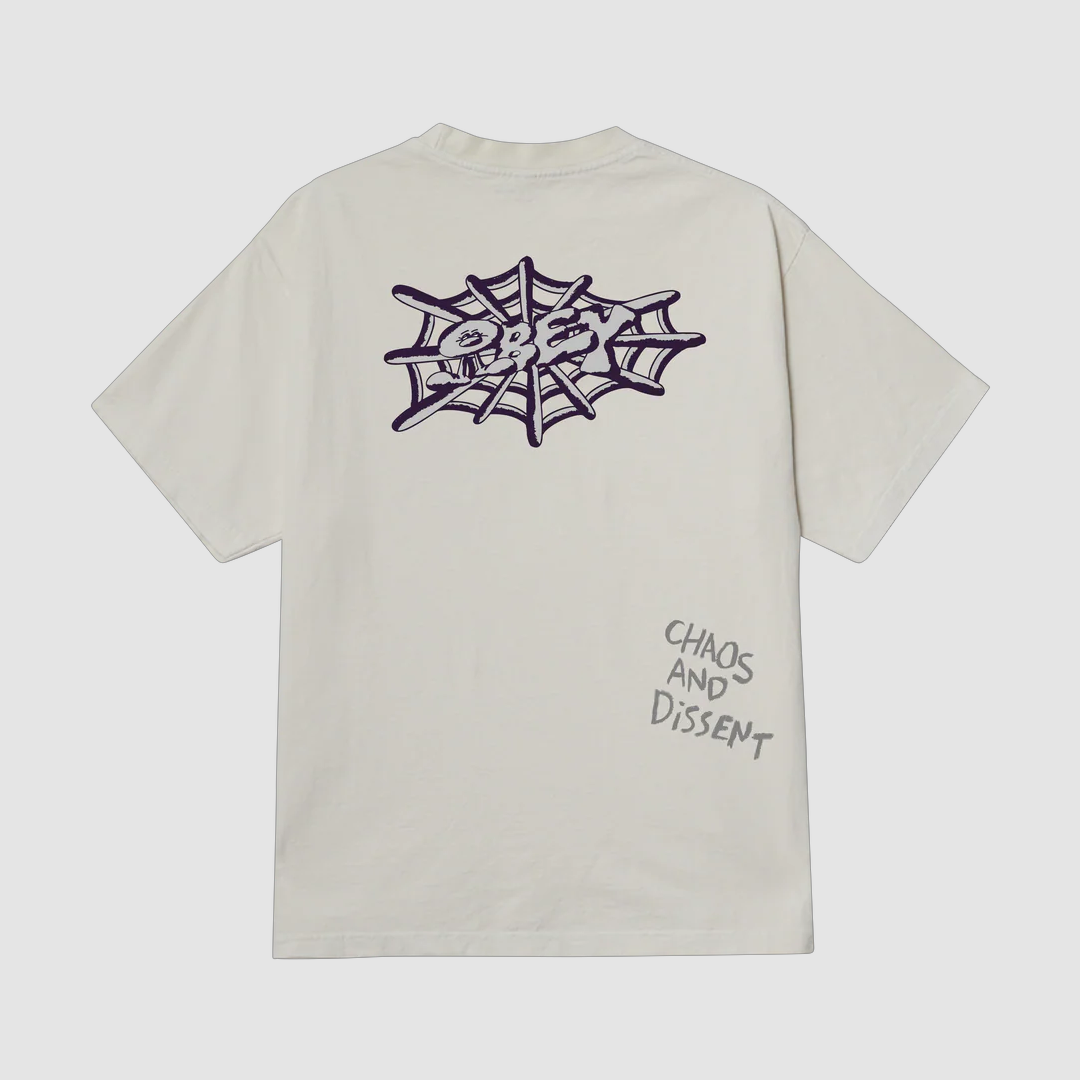 Chaos And Dissent T-Shirt Chalk White