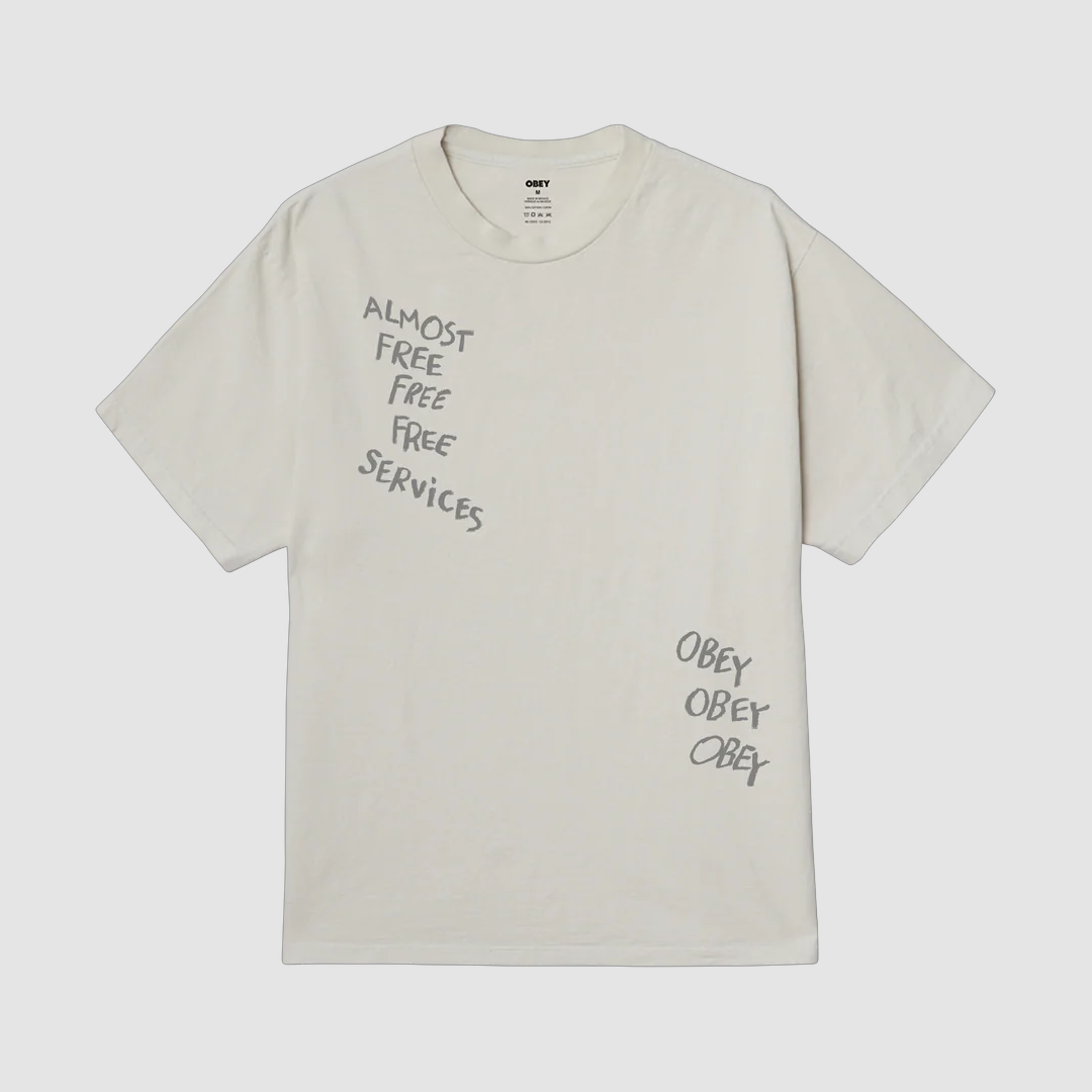 Chaos And Dissent T-Shirt Chalk White