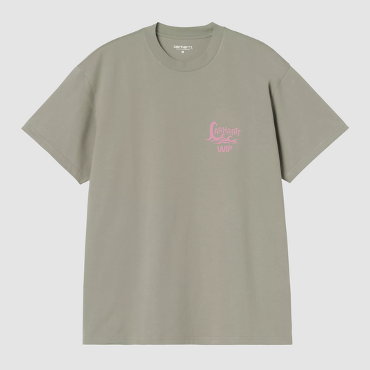 S/S Waves T-Shirt Shady Green