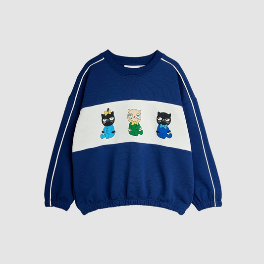 Minibabies Panel Sweat Blue