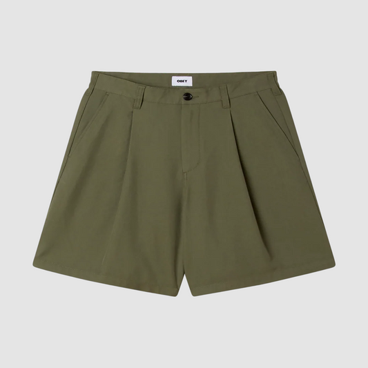 Dean Pleated Short Tea Leaf