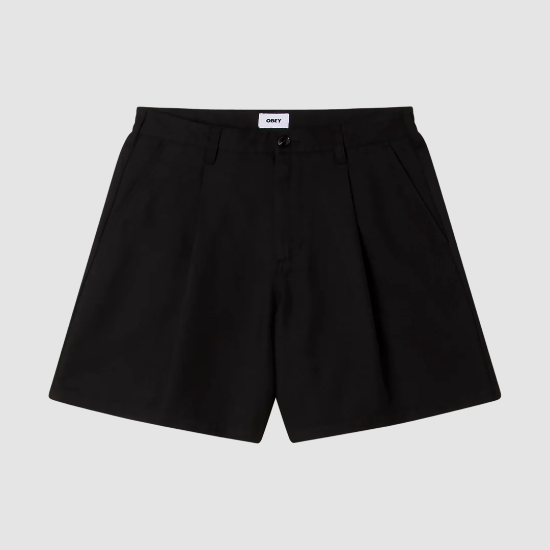 Dean Pleated Short Black