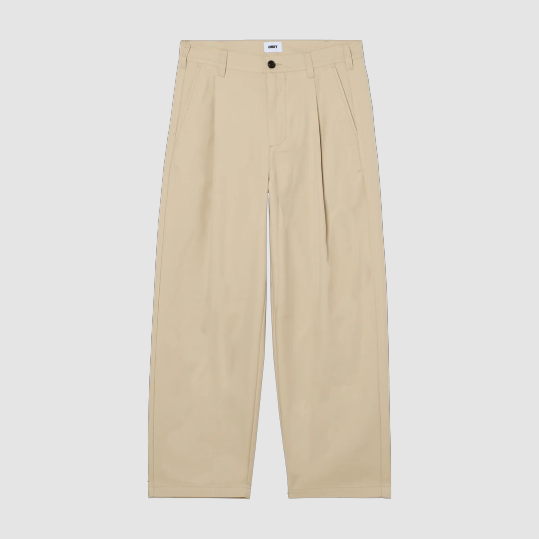 Dean Pleated Pant Cement