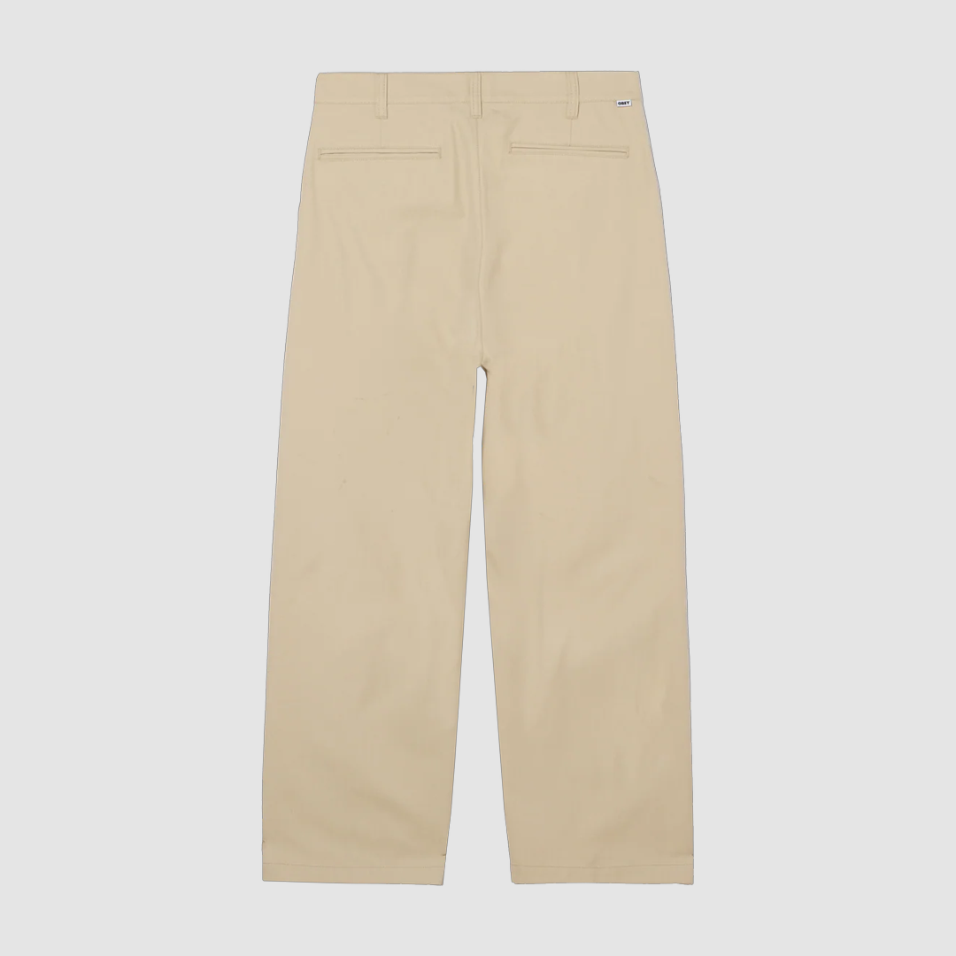 Dean Pleated Pant Cement
