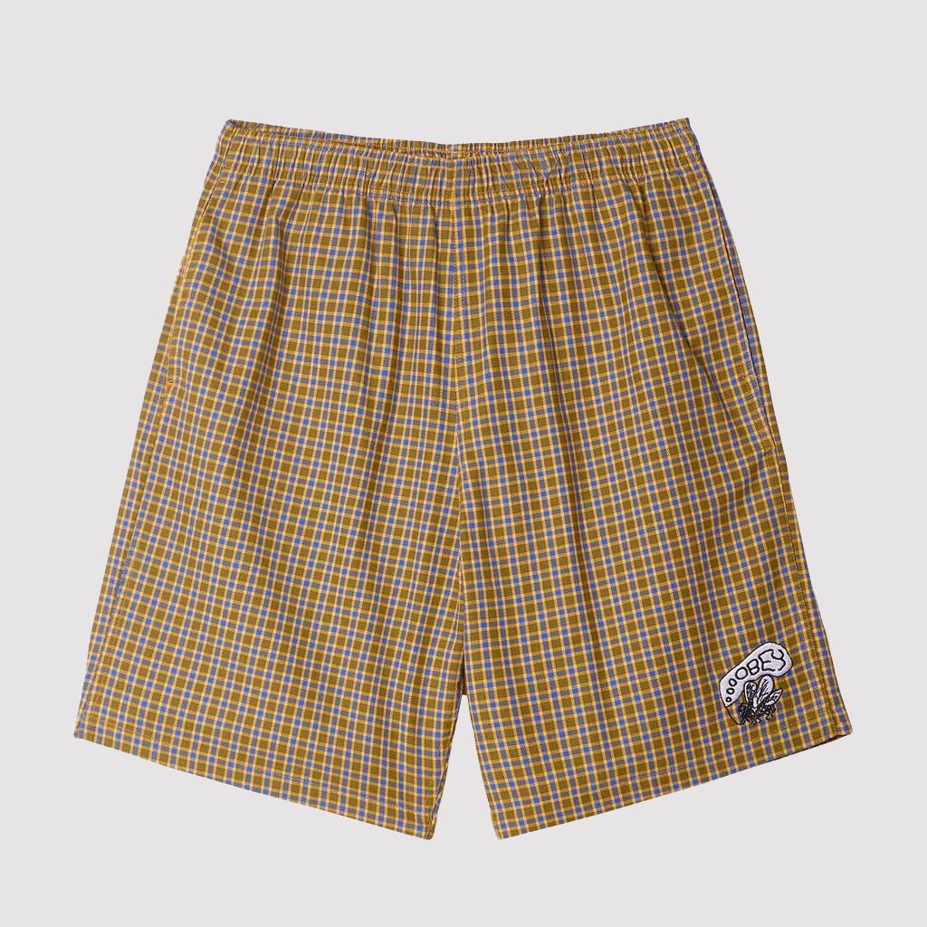 Easy Reason Plaid Short Avocado Multi