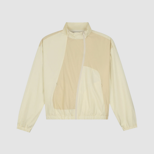 Curve Zipper Jacket Cream