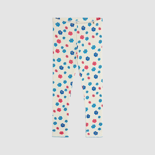 Flowers Pointelle Legging Multi