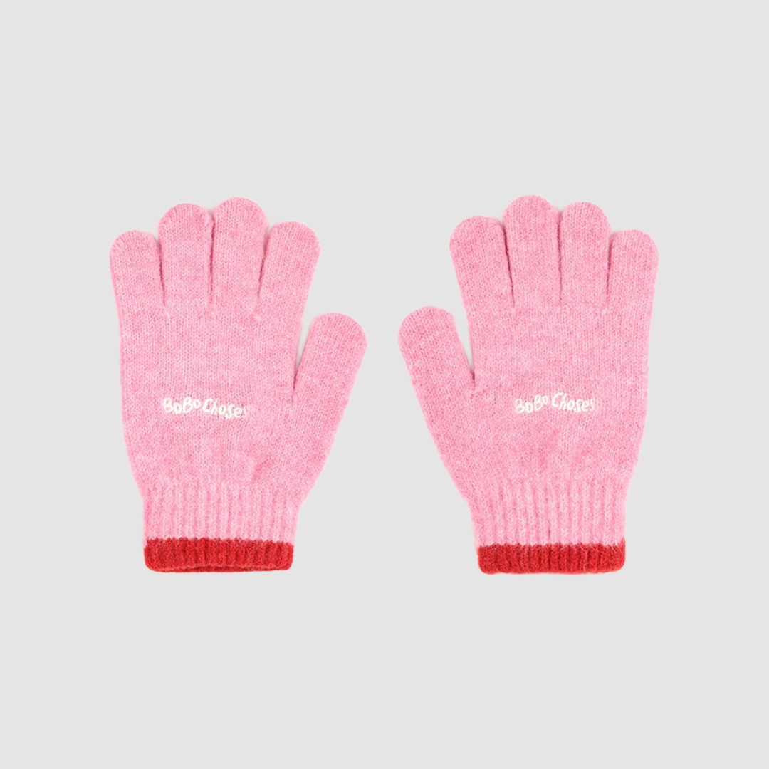 Bobo Choses Gloves Pink