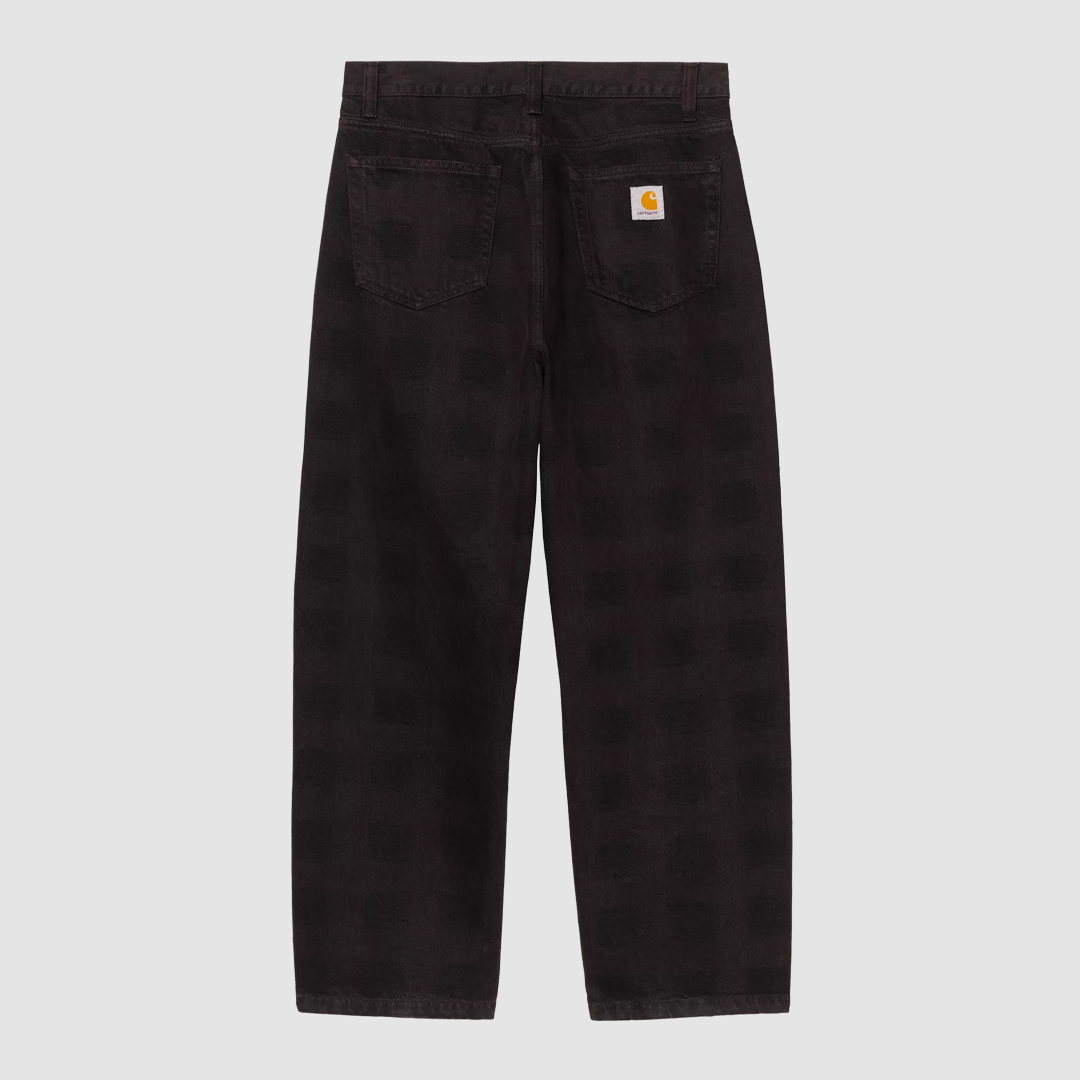Everson Pant Print Black / Palisander Garment Dyed