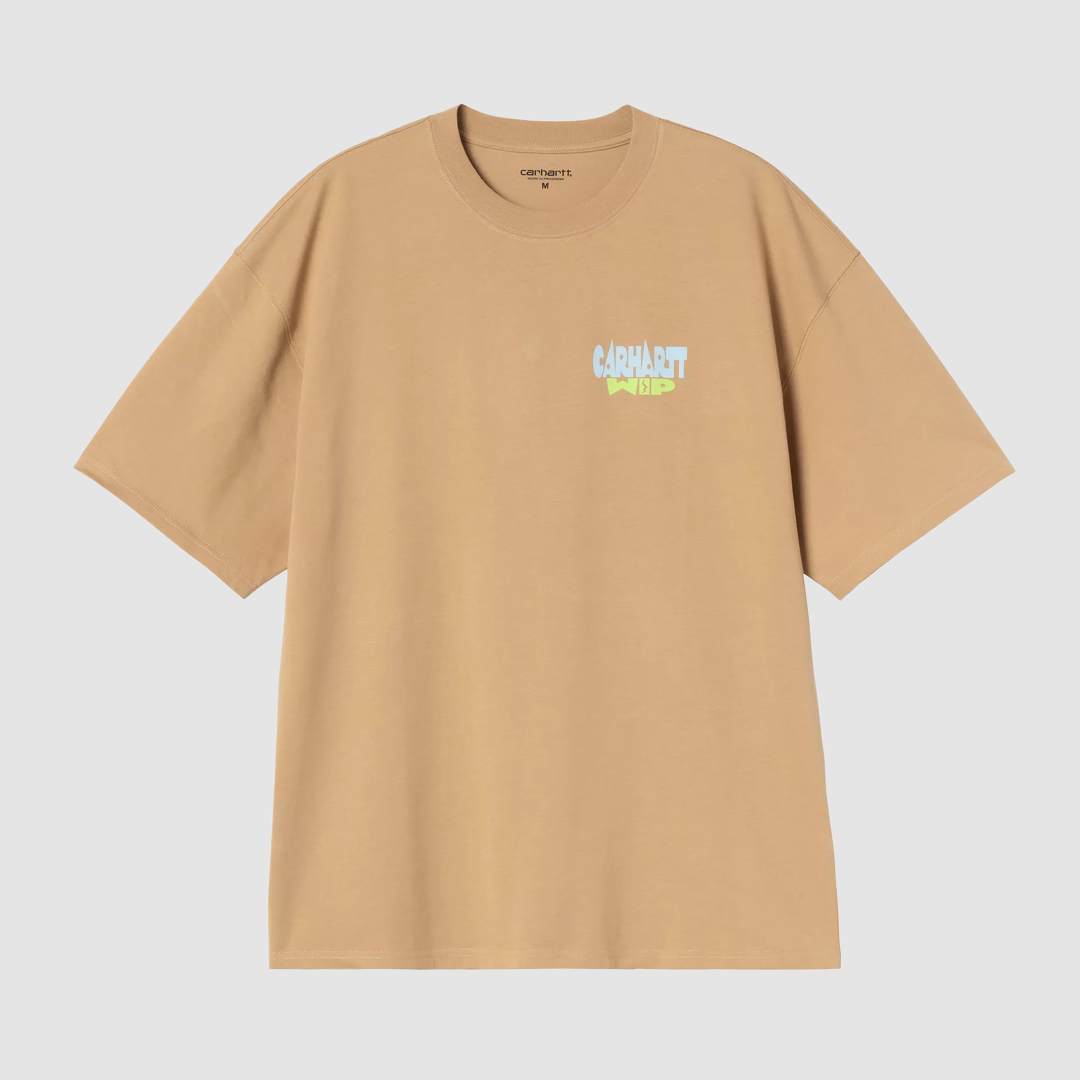 S/S Luggage Label T-Shirt Dusty H Brown