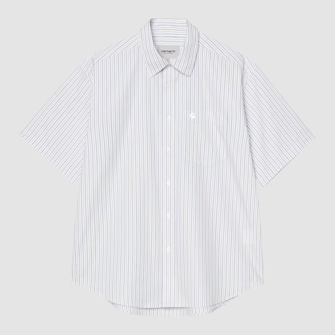 S/S Keene Shirt Stripe White