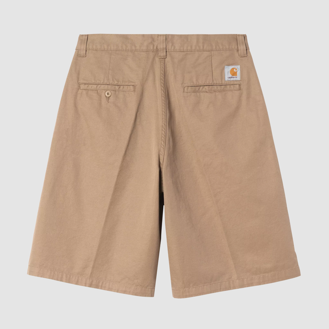 Brader Short Leather Rinsed