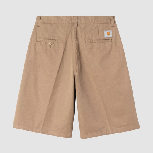 Brader Short Leather Rinsed