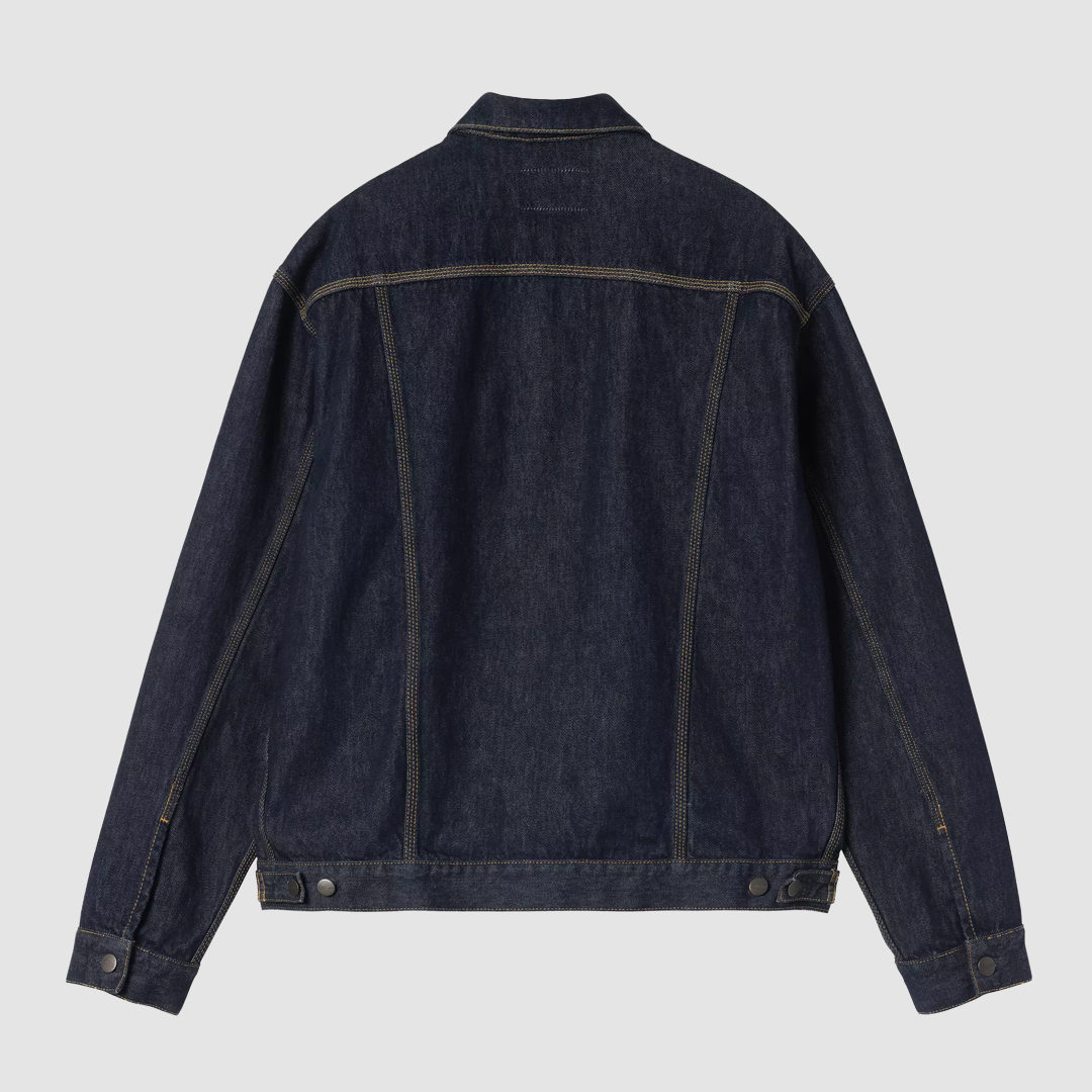 Helston Jacket Blue Rinsed