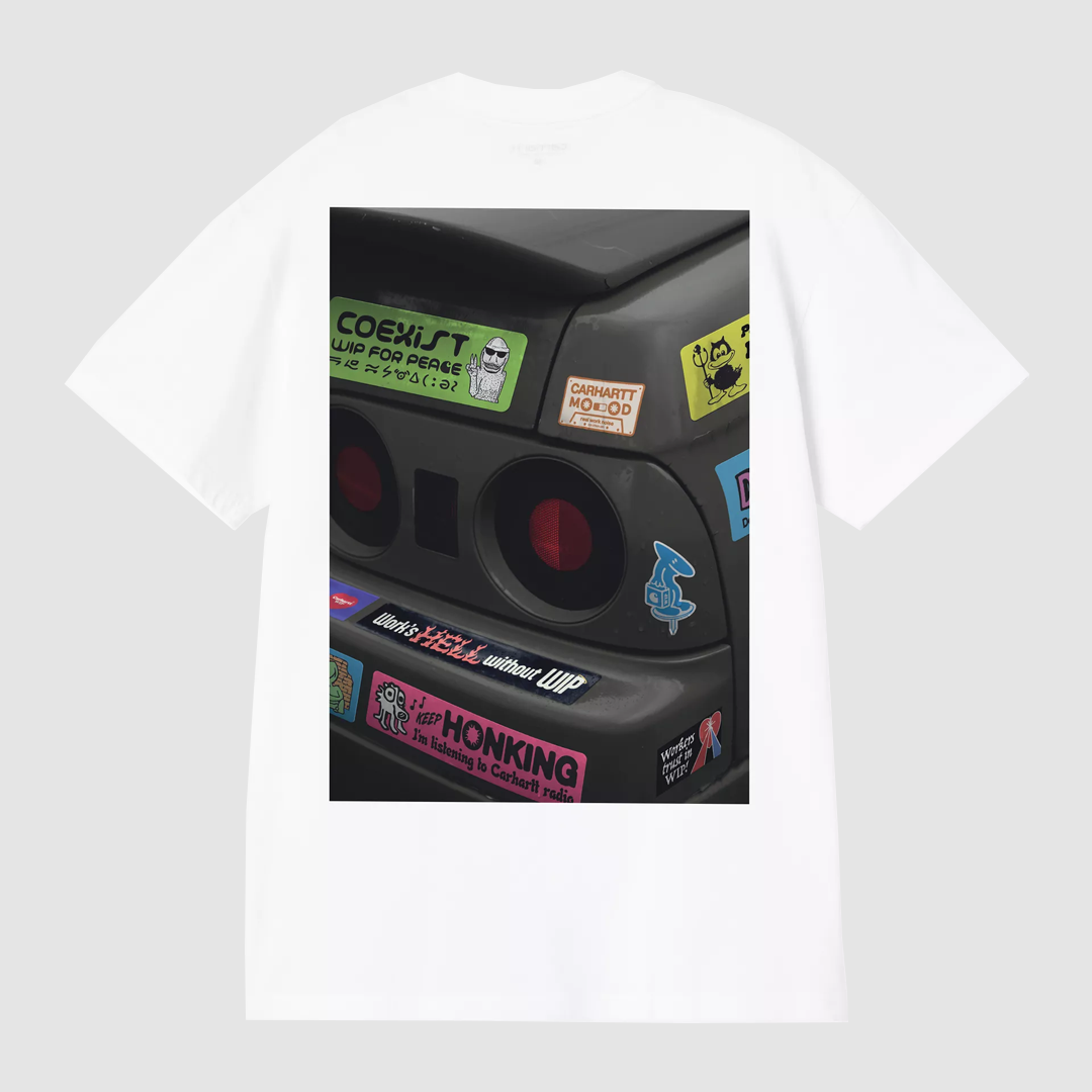 S/S Bumper Car T-Shirt White