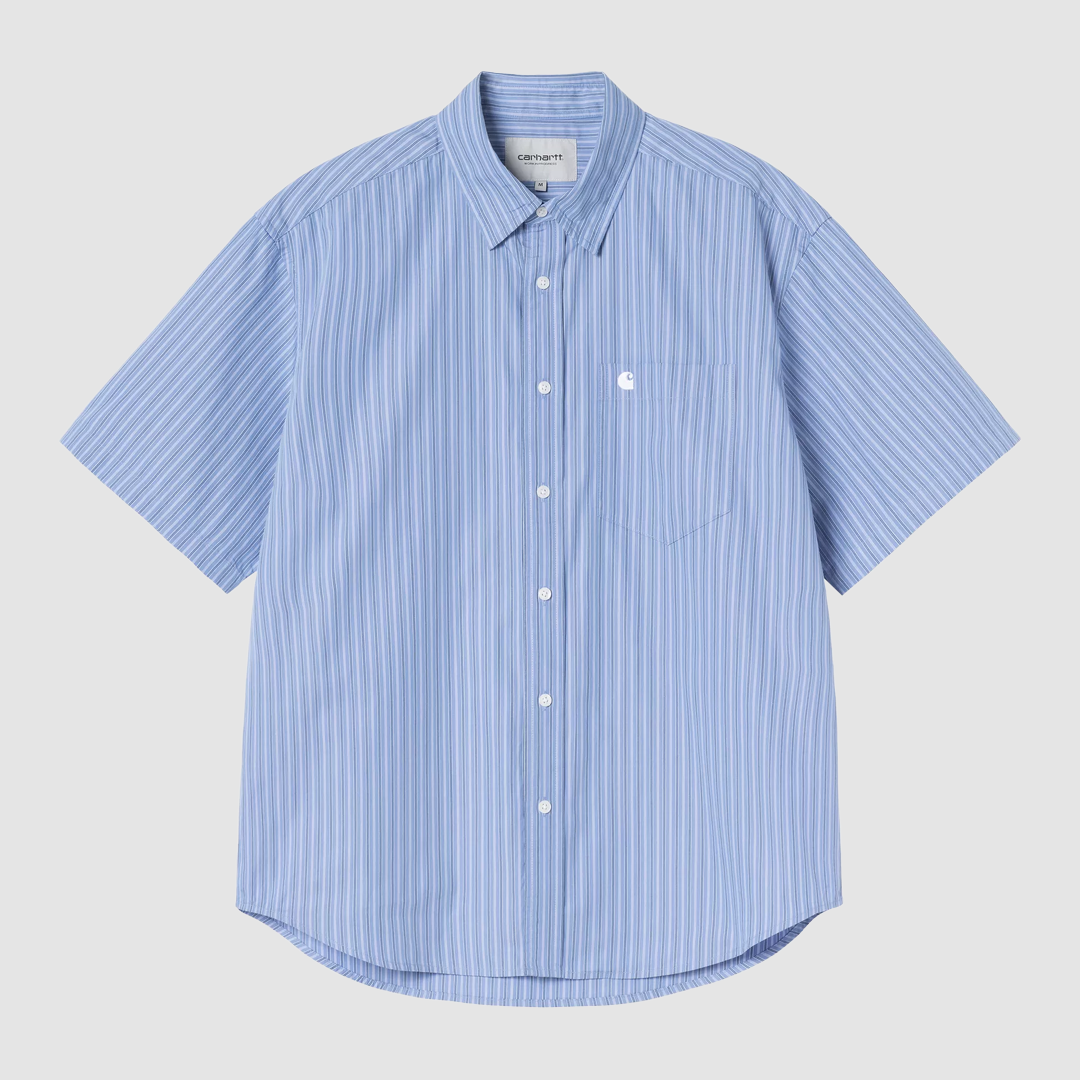 S/S Keene Shirt Stripe Curacao