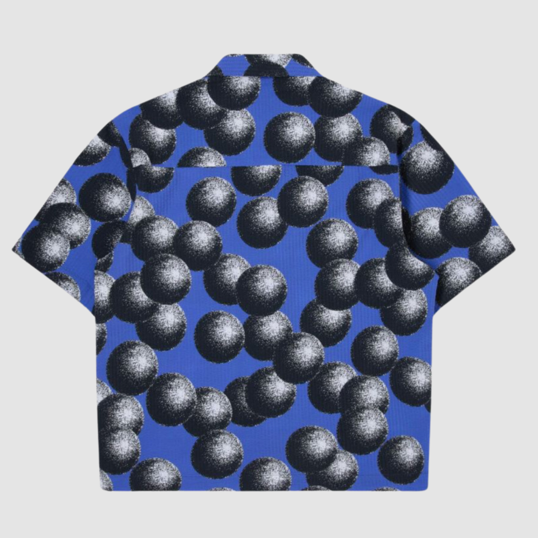 Dots SS Shirt Blue