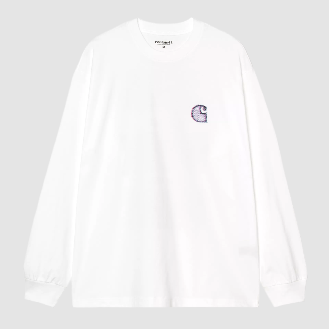 L/S Mind Your Heat T-Shirt White