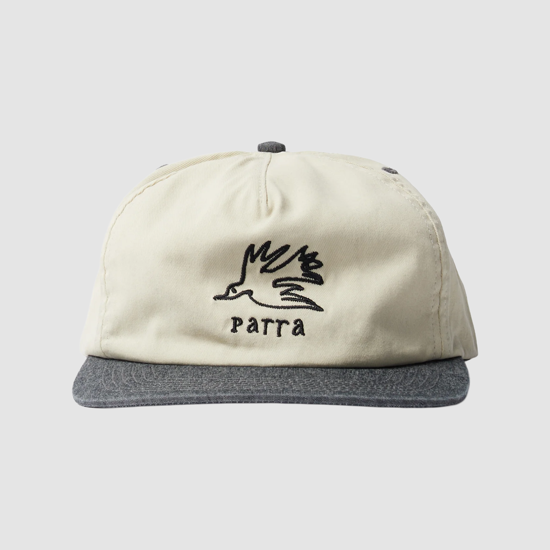 Yarn Bird 5 Panel Hat Off White