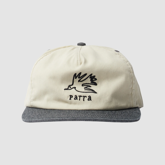 Yarn Bird 5 Panel Hat Off White