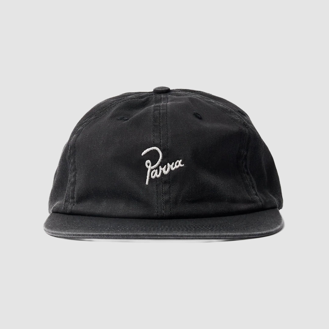 Signature 6 Panel Hat Black