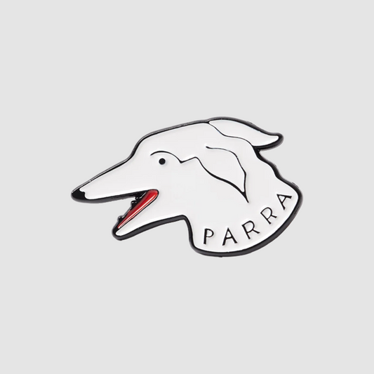 Dogface Enamel Pin White