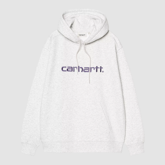 W' Hooded Carhartt Sweat Ash Heather / Cozy Purple