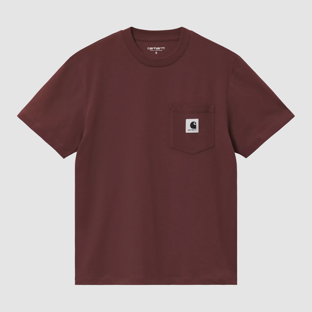 W' S/S Pocket T-Shirt Amarone