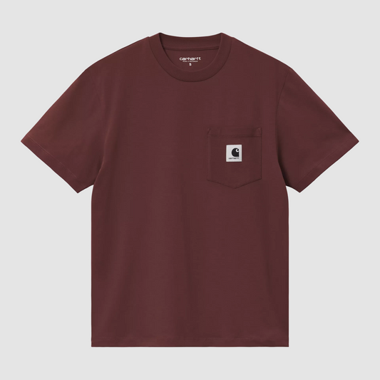 W' S/S Pocket T-Shirt Amarone