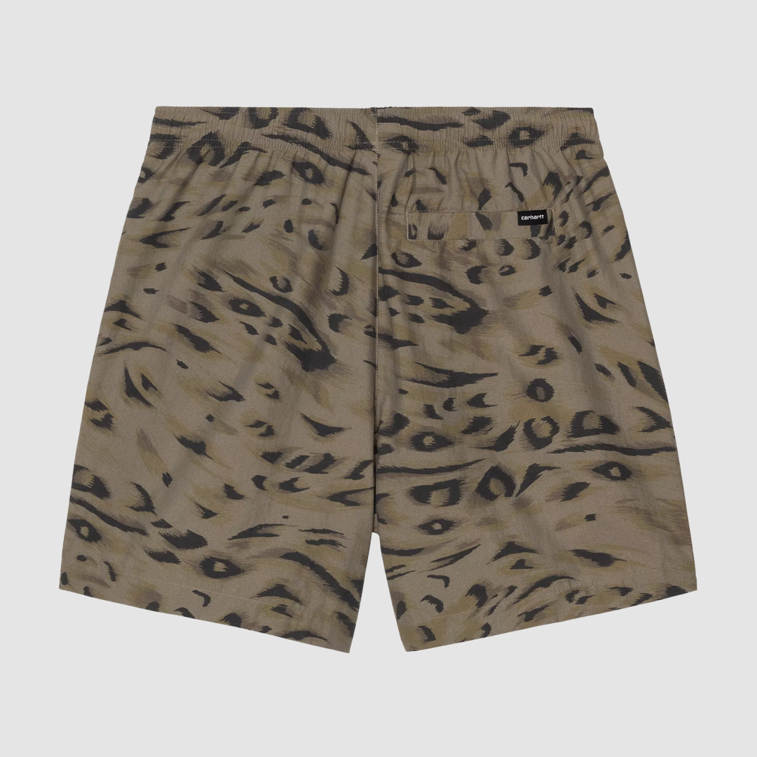 Travon Short Duck Feather Print Cypress