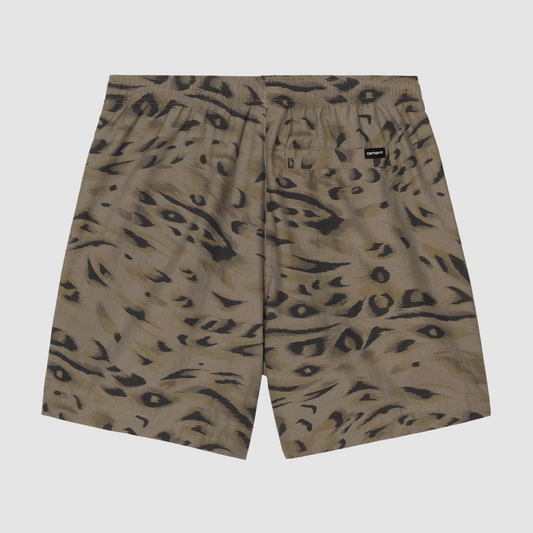 Travon Short Duck Feather Print Cypress