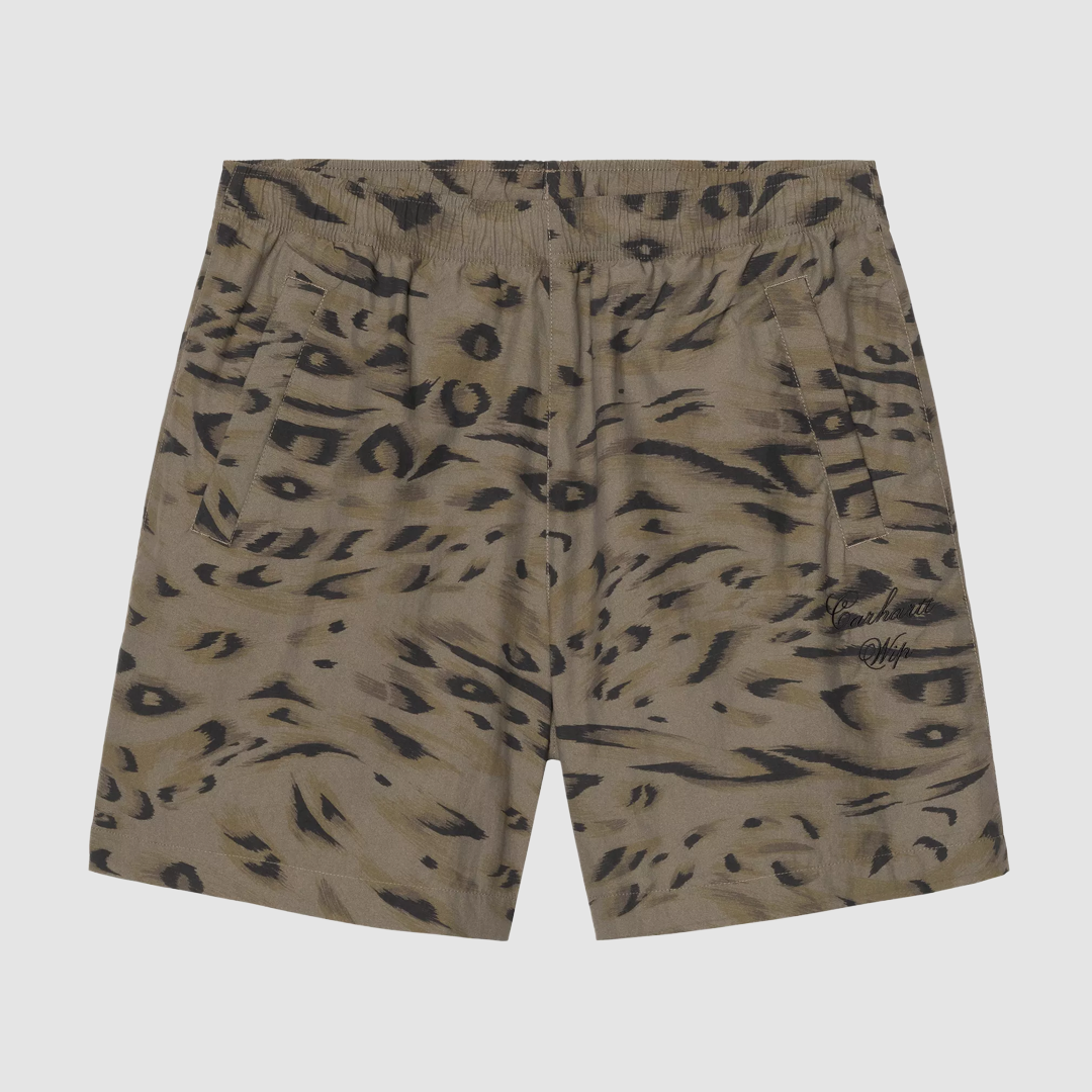Travon Short Duck Feather Print Cypress