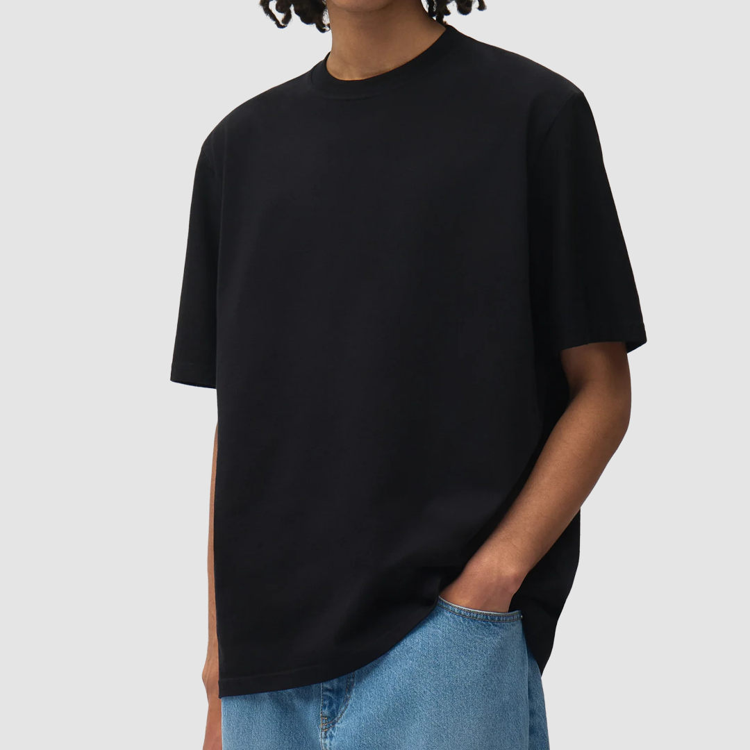 Pink Serial T-Shirt Black