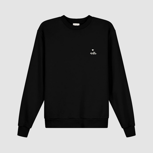 Heart Logo Crew Black