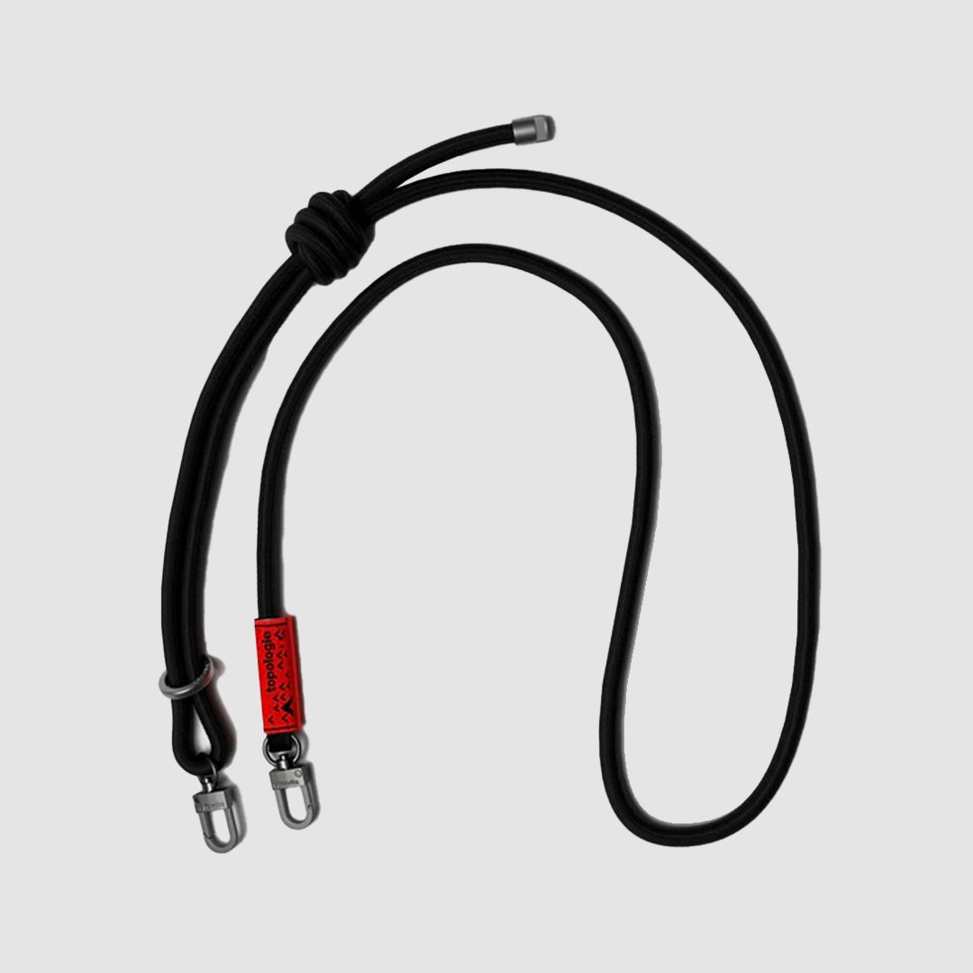 Topologie 8.0mm Rope Strap Black Solid