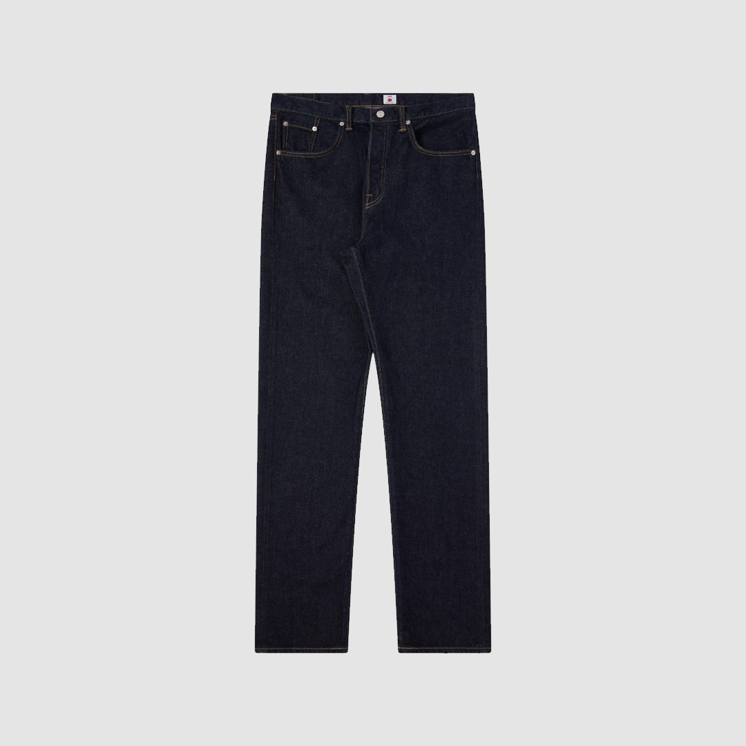 Regular Straight Jeans Blue Rinsed